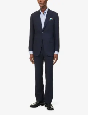 DUNHILL Belgravia Single-Breasted Wool Jacket - 46R detail 2