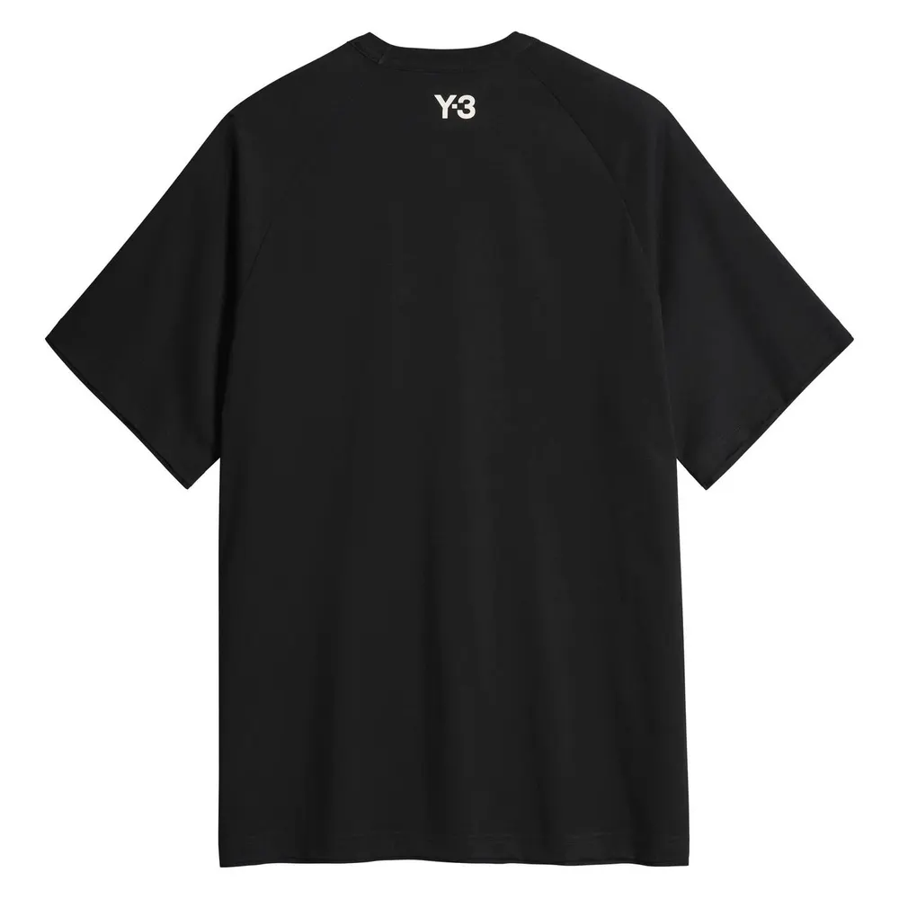 Y3 Men's Regular Fit T-Shirt in Black, additional product view 2