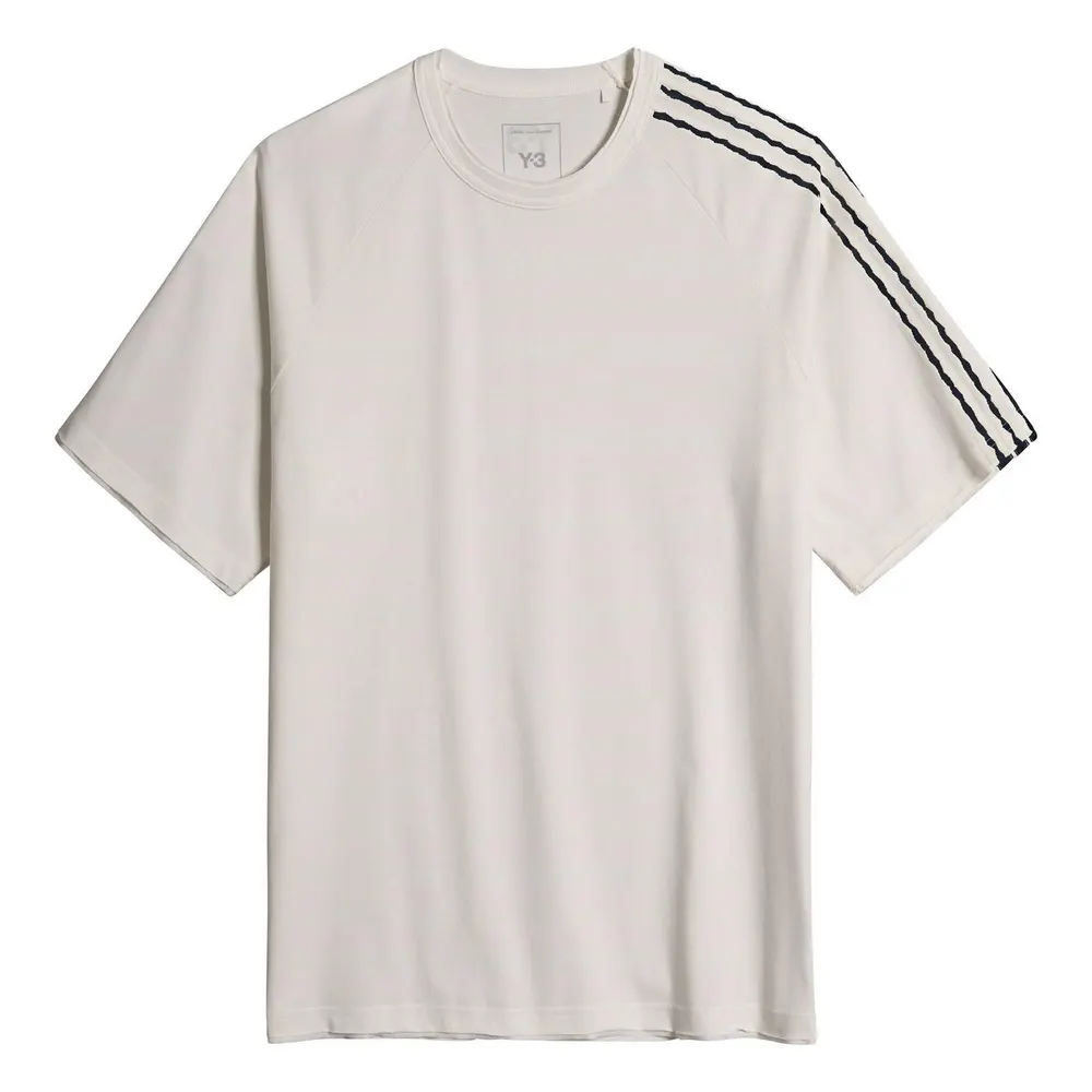 Y3 Men's Regular Fit T-Shirt in Core White – Clothing