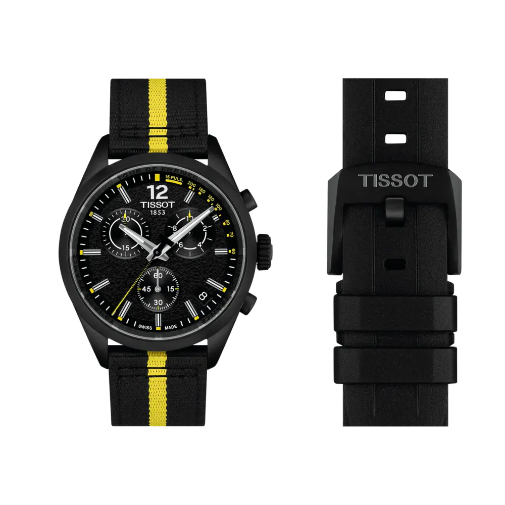 Tissot PR 100 Tour De France 2026 40mm Mens Watch Black in Black, additional product view 2