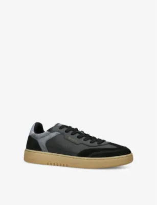 AXEL ARIGATO Dice leather and suede low-top trainers - EUR 41 / 7 UK MEN in BLACK, additional product view 3