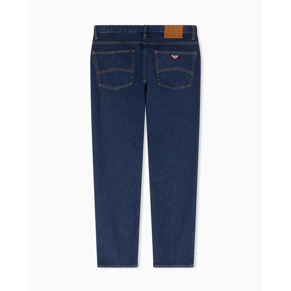 Emporio Armani Mens J06 Slim-Fit Trousers detail 2