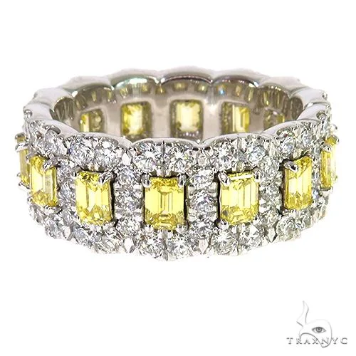 RINA - For Him CUSTOM Eternity Emerald Diamond Ring 67888 in Rose Gold / 9.25 – Ring