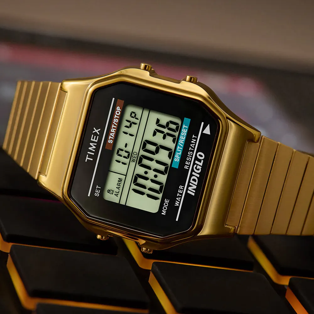 Timex Originals Digital 34mm Unisex Black in Black, additional product view 2