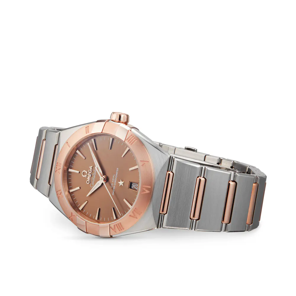Omega Constellation Co-Axial 36mm Mens Watch Brown in Brown, additional product view 2