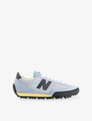 NEW BALANCE Gator Run Suede and Mesh Trainers - 5 in LIGHT ARTIC GREY – Mens | Trainers | Lace up trainers