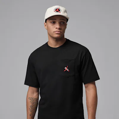 Jordan Men's T-Shirt - Black/Gym Red in Black/Gym Red – Nike men's and unisex