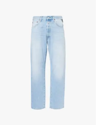 REPLAY M9ZERO1 straight-leg regular-fit denim jeans - 34/34 in Super Light Blue – Mens | Jeans | Straight Leg