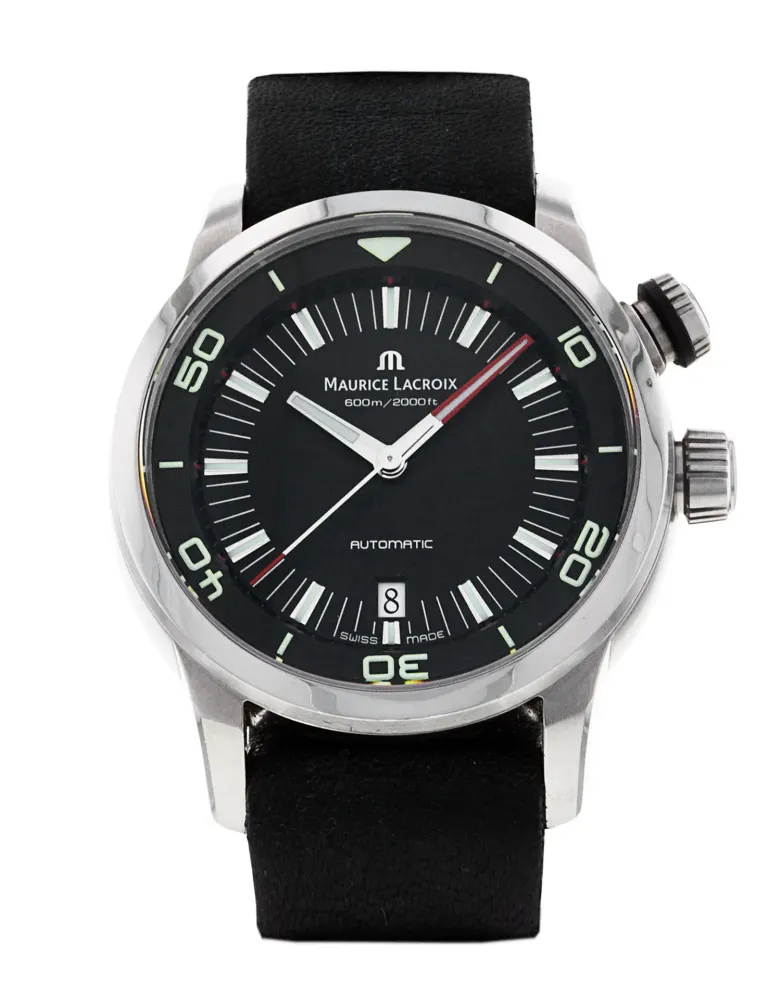 Maurice Lacroix Pontos S PT6248-SS001-330 — 2017 — Very good in Black Baton – Pre-owned watches