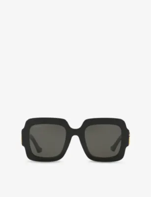 GUCCI GG1547S Square-Frame Acetate Sunglasses