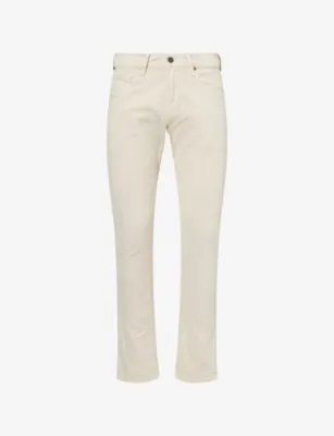 CITIZENS OF HUMANITY Gage Cashmere-Touch Cotton Trousers - Glacier (bleach Indigo) in Light Taupe (lt Brown) – Mens | Jeans | Slim