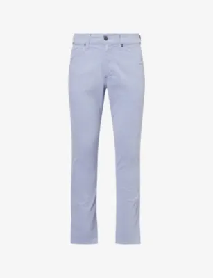 CITIZENS OF HUMANITY Gage Cashmere-Touch Cotton Trousers - Glacier (bleach Indigo) in Glacier (bleach Indigo) – Mens | Jeans | Slim