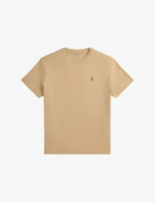 POLO RALPH LAUREN Logo-Embroidered Short-Sleeved Cotton-Jersey T-Shirt