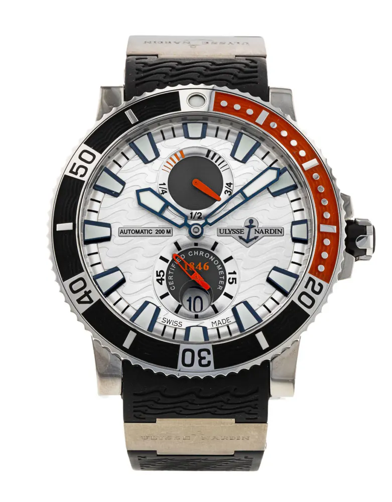 Ulysse Nardin Diver collection 263-90-3/91 — 2002 — Excellent in Silver – Pre-owned watches