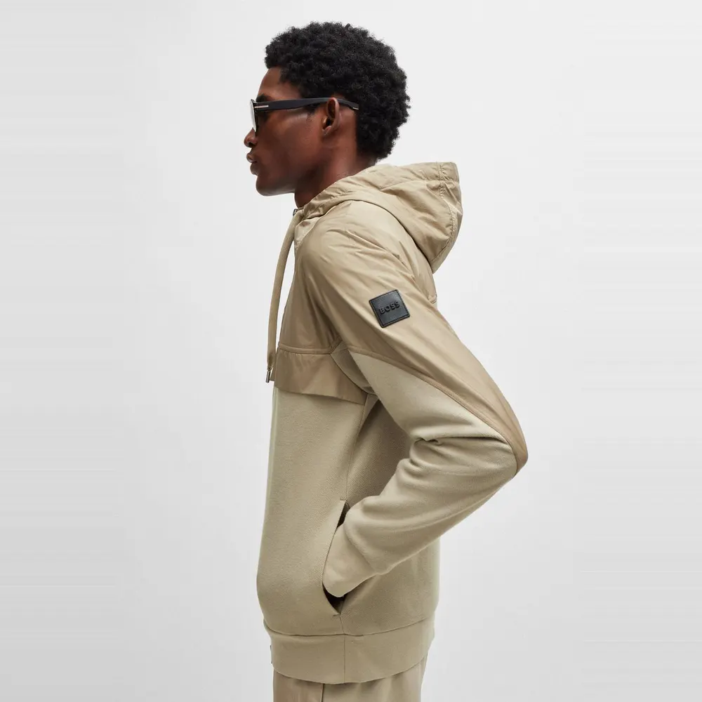 Boss Men's Steele Full Zip Fleece Jacket detail 2