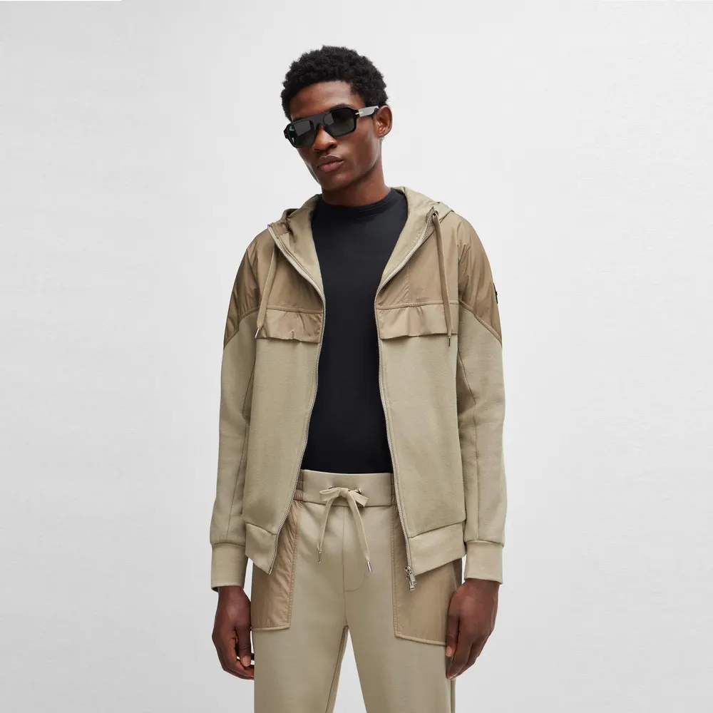 Boss Men's Steele Full Zip Fleece Jacket detail 3