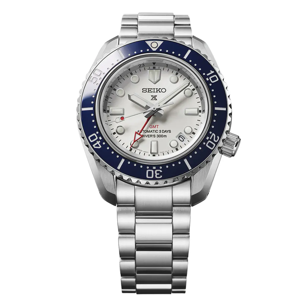Seiko Prospex Prospex 1968 Heritage Diver's GMT 60th Anniversary 42mm Mens Watch detail 2