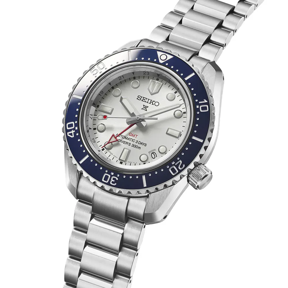 Seiko Prospex Prospex 1968 Heritage Diver's GMT 60th Anniversary 42mm Mens Watch detail 3