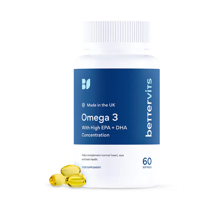 Bettervits Omega 3 Softgels High EPA and DHA - 60s