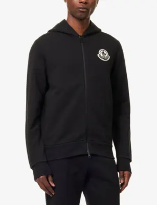 MONCLER Artist Brand-Badge Cotton Hoody detail 3