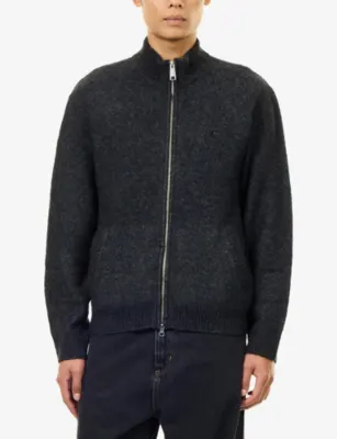 CARHARTT WIP Curtis Zip-Up Woven Knit Jacket detail 3