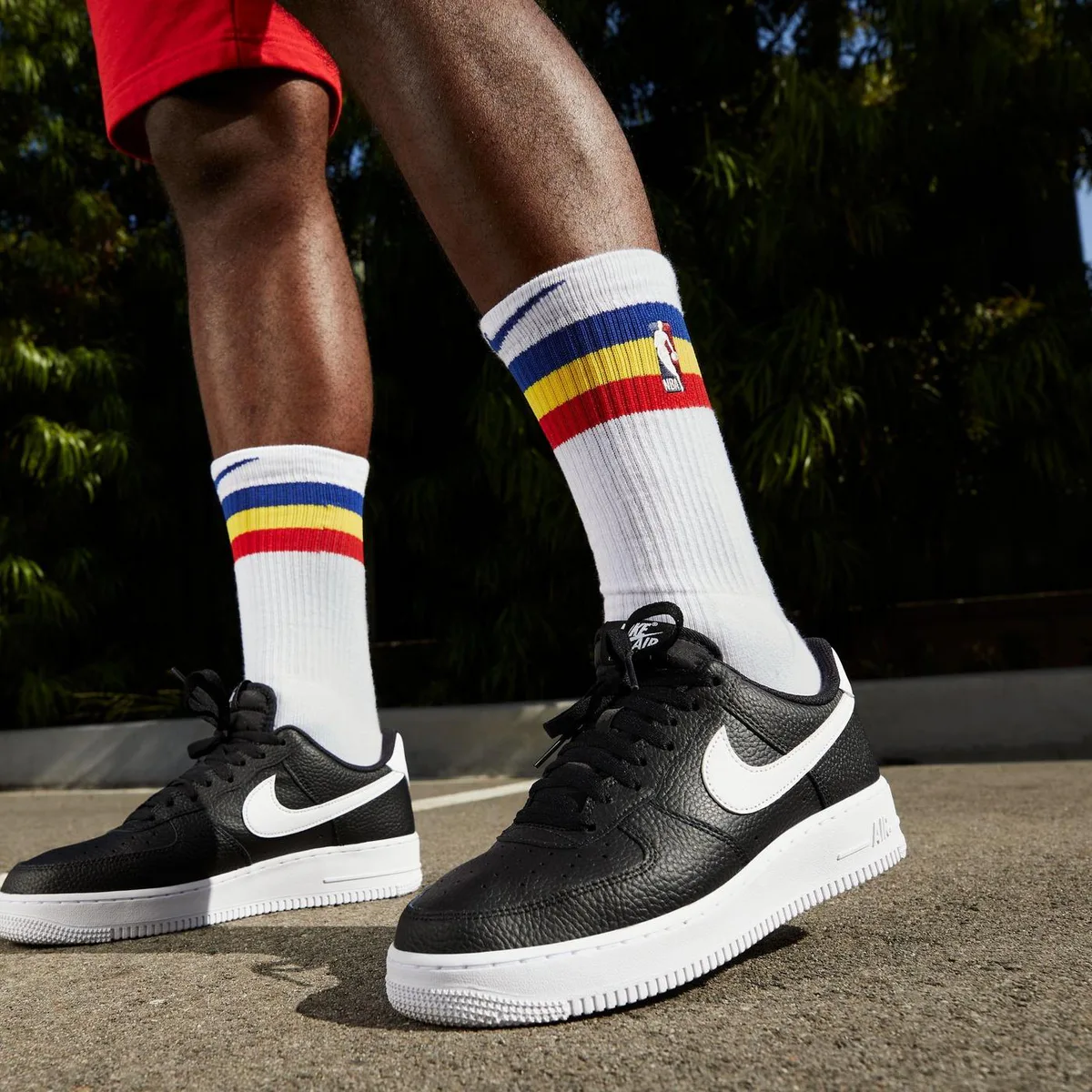For Him Nike Nike Air Force 1 Sn64 in Black/White, additional product view 3