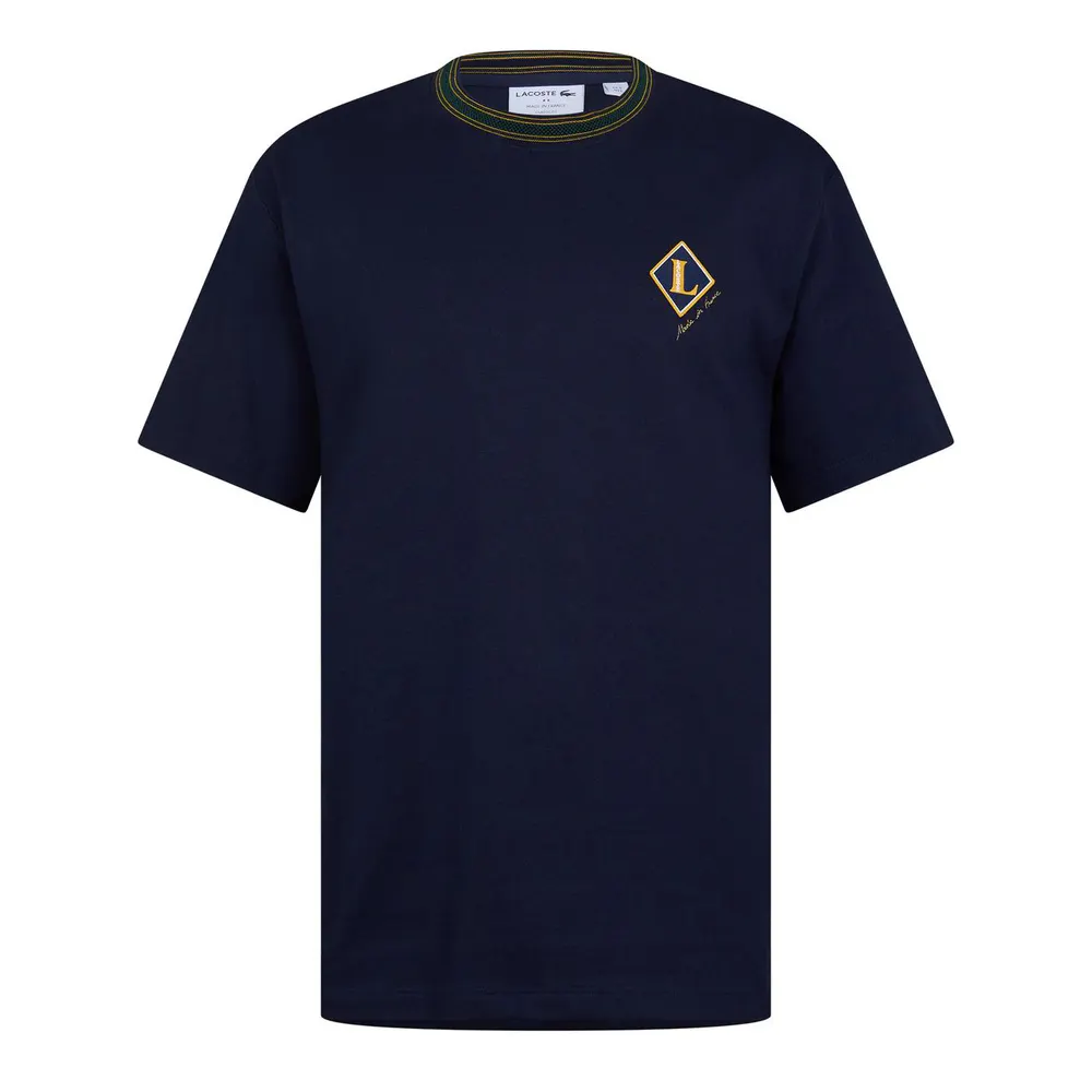 Lacoste Men's MIF Cotton Short-Sleeve Crew-Neck T-Shirt