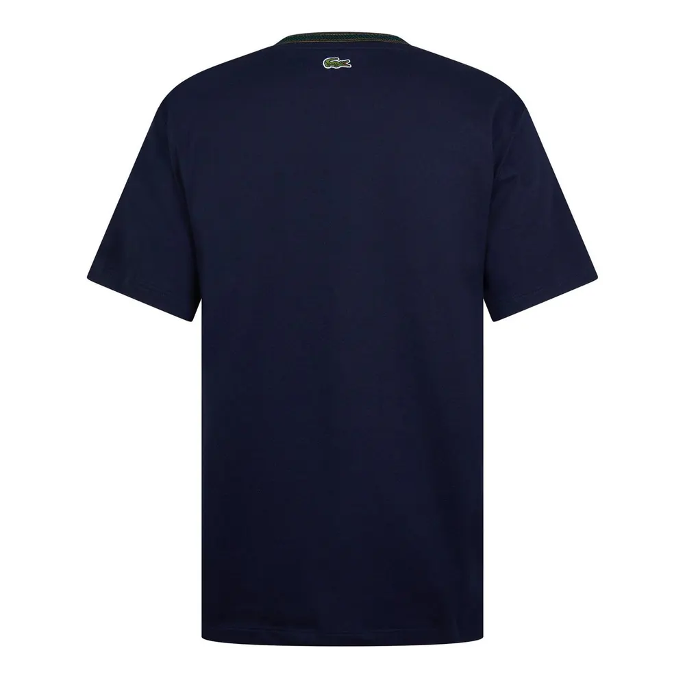 Lacoste Men's MIF Cotton Short-Sleeve Crew-Neck T-Shirt detail 2