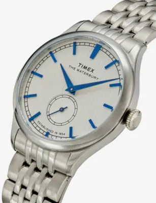 TIMEX Waterbury Classic Sub-Second Stainless Steel Quartz Watch 39mm detail 2