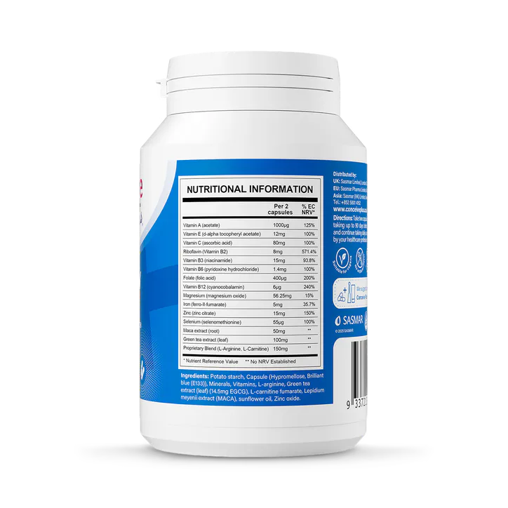 Conceive Plus Men's Fertility Supplement 60 Capsules, additional product view 2