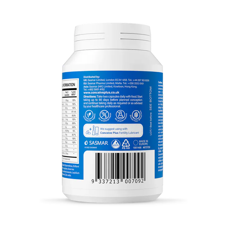 Conceive Plus Men's Fertility Supplement 60 Capsules, additional product view 3