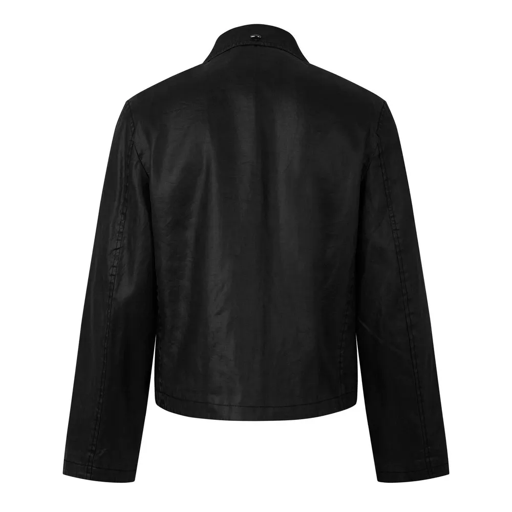 Our Legacy Our Min Jacket Sn63 in Lacquer Black, additional product view 2