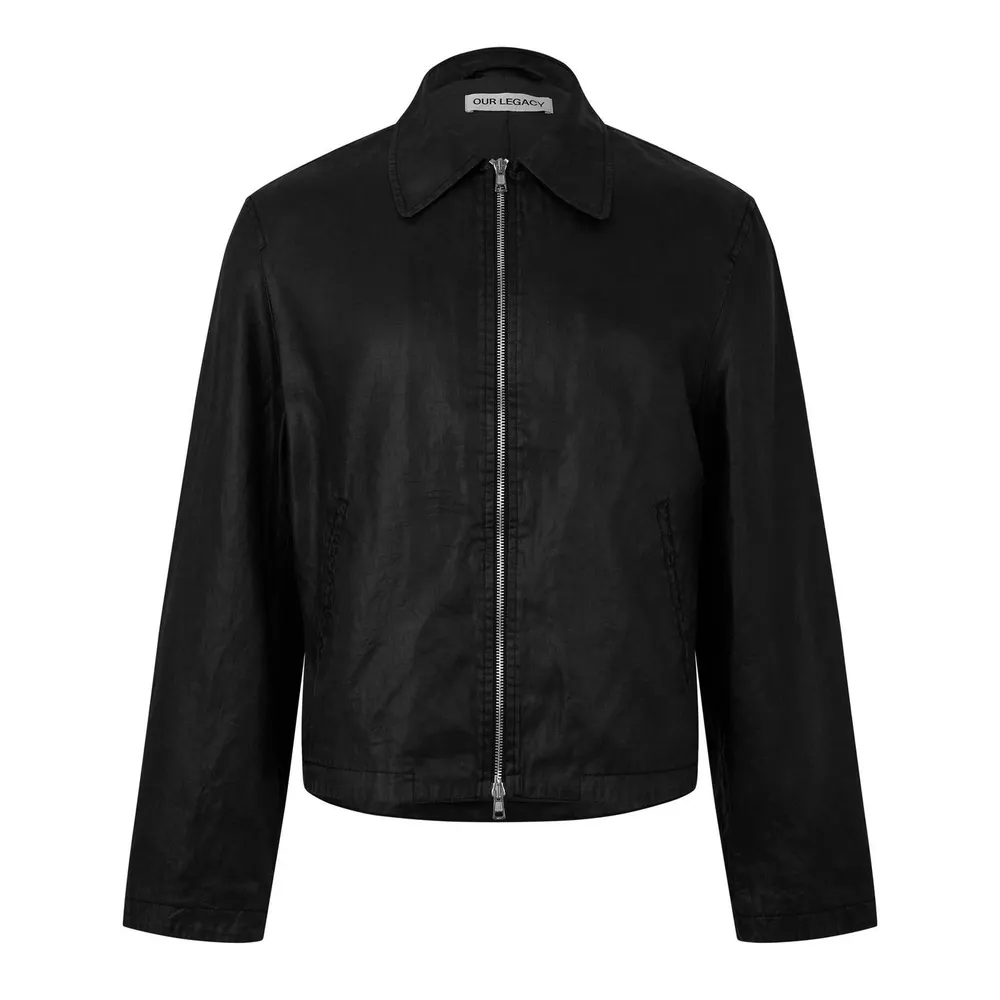 Our Legacy Our Min Jacket Sn63 in Lacquer Black – Clothing