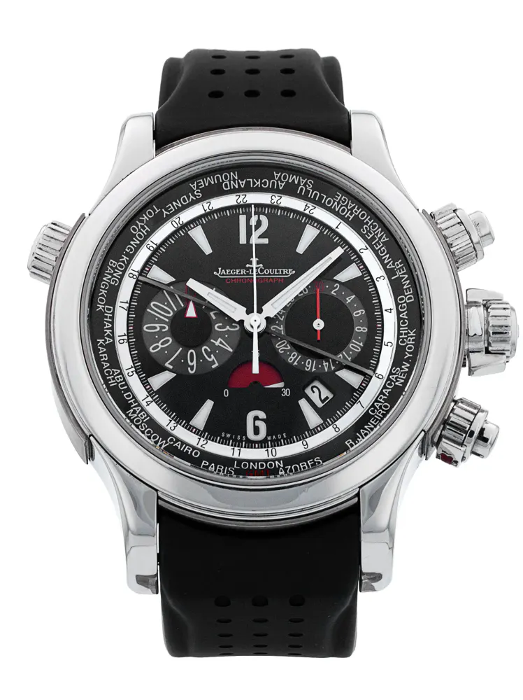 Jaeger-LeCoultre Extreme World Chronograph 1768470 — 2009 — Excellent in Black Quarter Arabic – Pre-owned watches