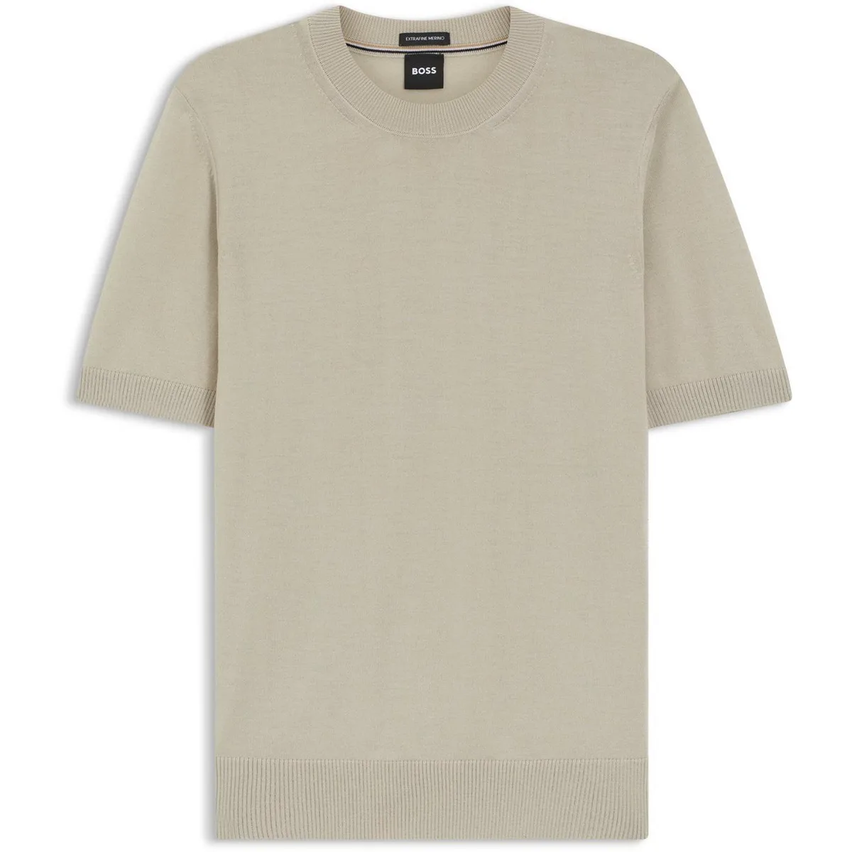 Boss Mens BOSS BLACK Knitted Short Sleeve Top (Umauro)