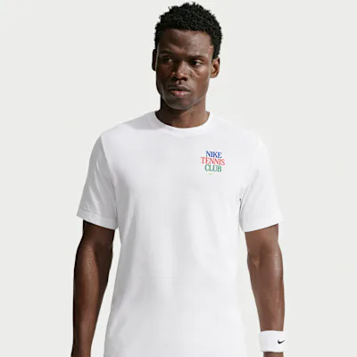 Nike NikeCourt Men's Dri-FIT Tennis T-Shirt - White