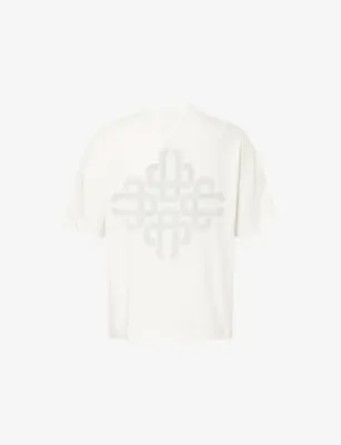 THE COUTURE CLUB Emblem Slub Cotton-Jersey T-Shirt