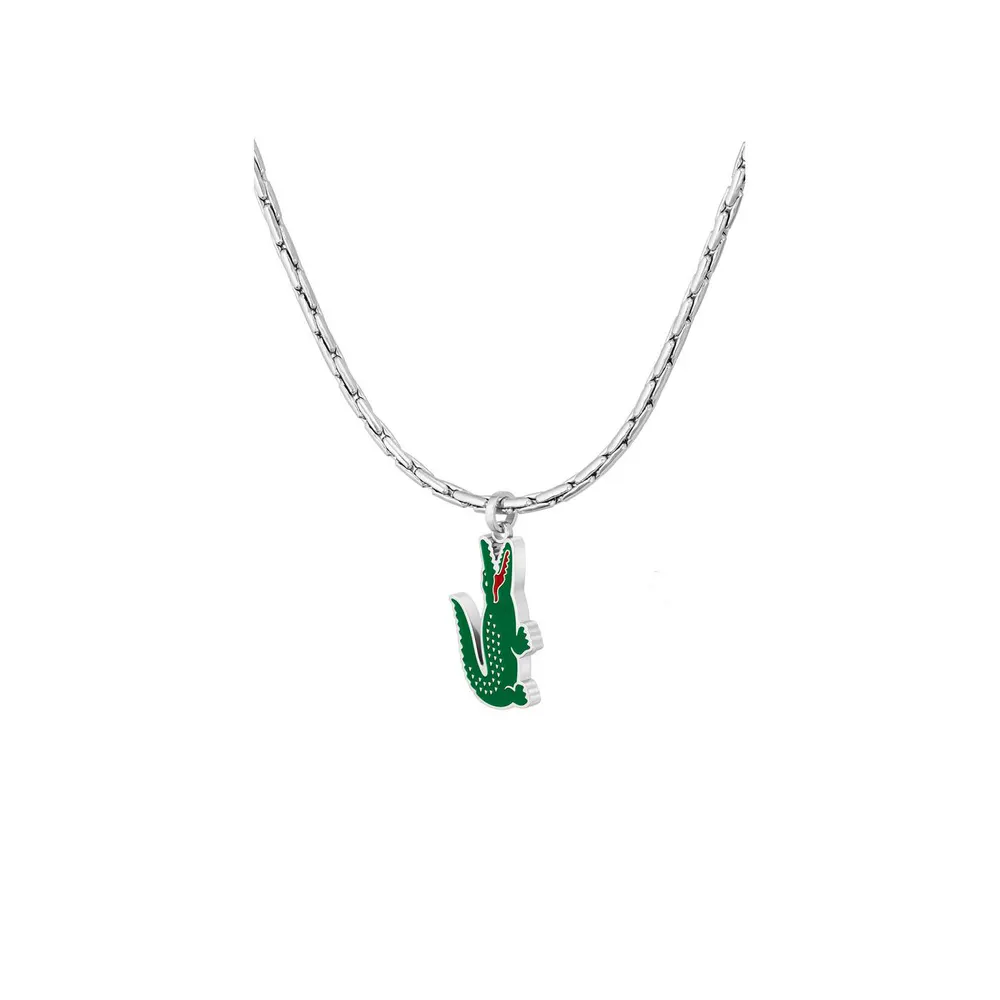 Lacoste Mens Arthor Stainless Steel Necklace detail 2