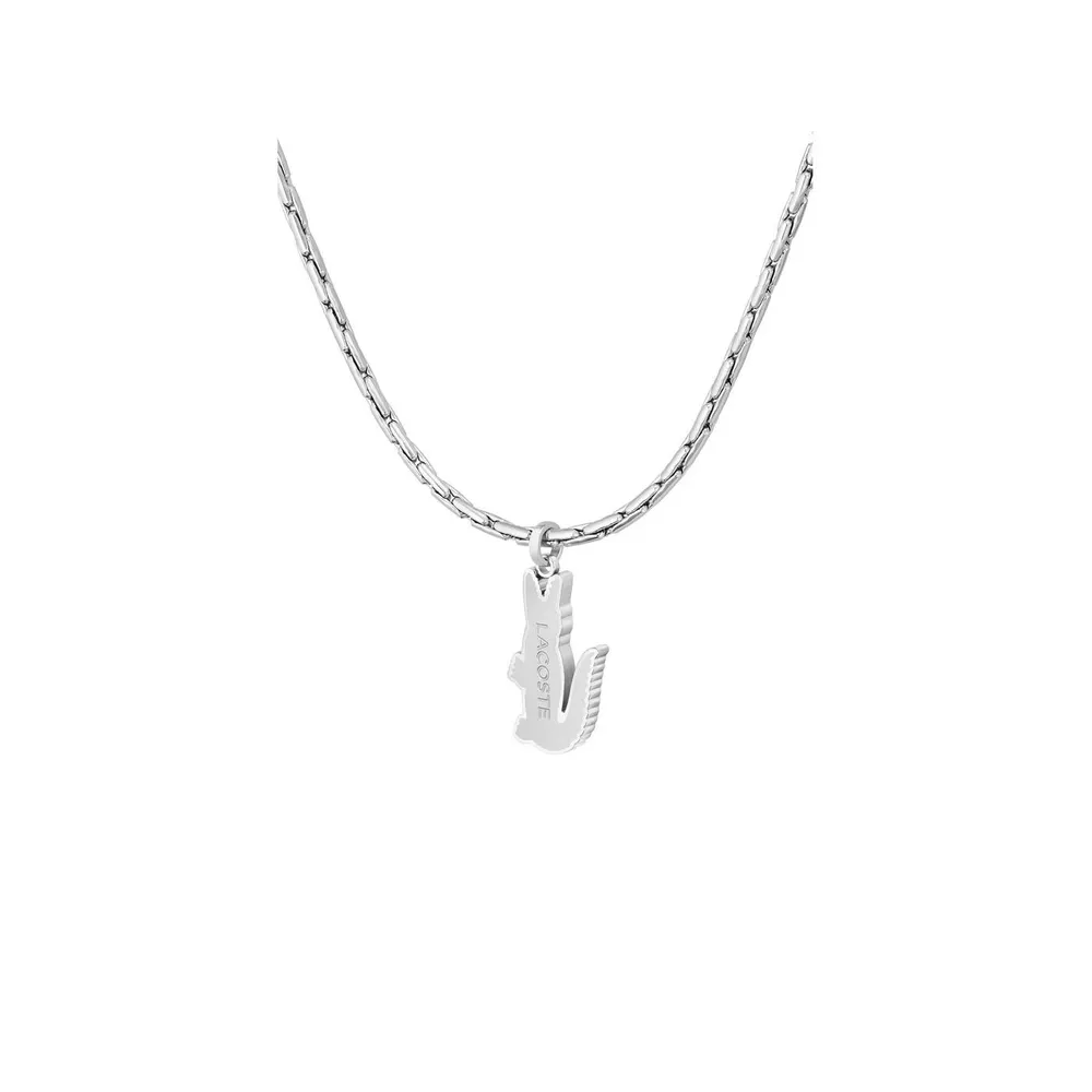 Lacoste Mens Arthor Stainless Steel Necklace detail 3