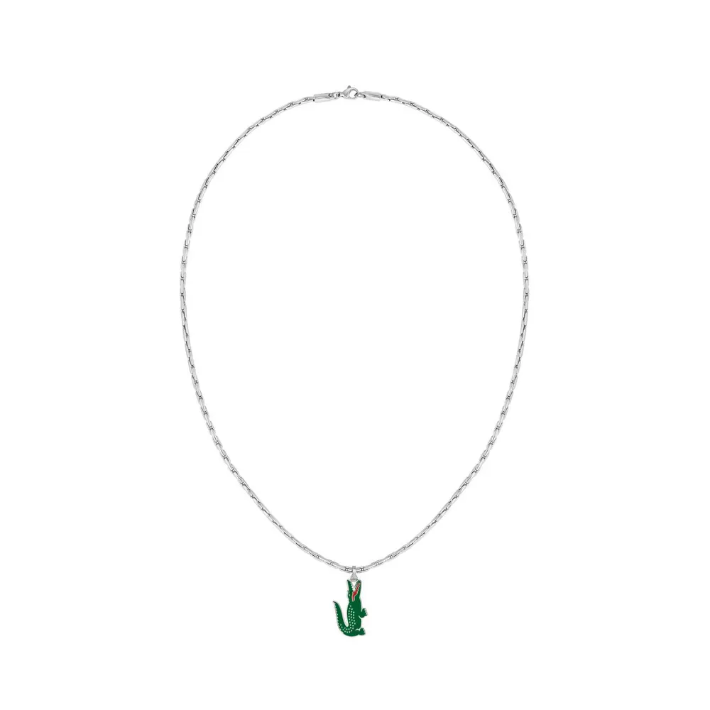 Lacoste Mens Arthor Stainless Steel Necklace