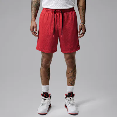 Jordan Brooklyn Men's Mesh Shorts - University Red/Black