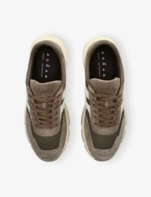 HOGAN Nuovo Hyperlight Suede Trainers - EUR 43 / 9 UK MEN in TAUPE COMB, additional product view 2