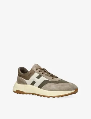HOGAN Nuovo Hyperlight Suede Trainers - EUR 43 / 9 UK MEN in TAUPE COMB, additional product view 3