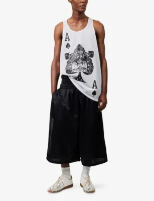 AWGE NYC ACES Reversible Double Mesh Jersey Vest detail 2