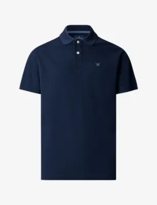 HACKETT Logo-Embroidered Slim-Fit Cotton Polo