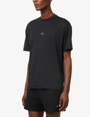 247 BY REPRESENT Noble Logo-Print Stretch-Jersey T-Shirt detail 3