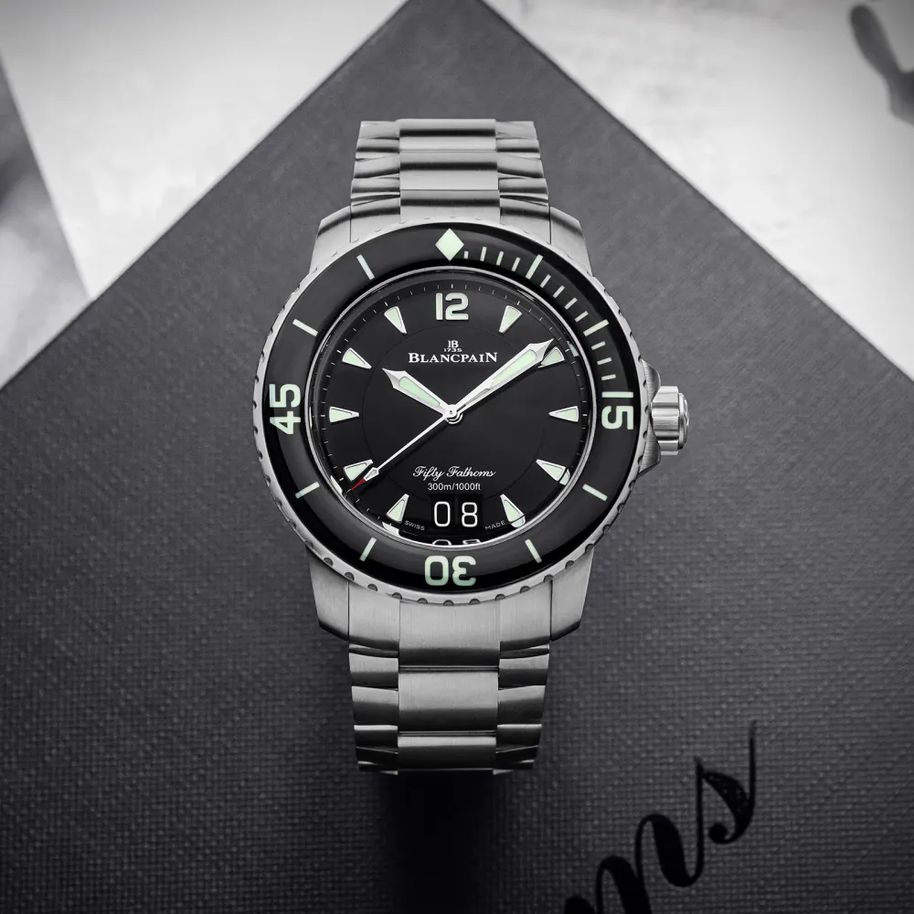 Blancpain Fifty Fathoms 45mm Mens Watch in Black, additional product view 2
