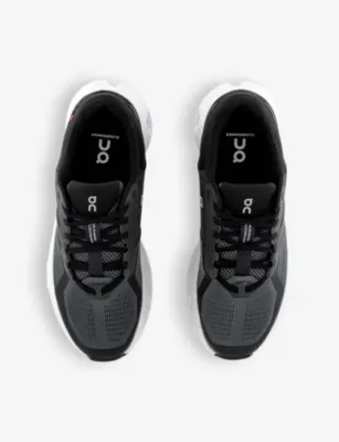 ON Cloudrunner 2 cushioned-sole mesh low-top trainers - EUR 44 / 10 UK MEN in Eclipse Black, additional product view 2