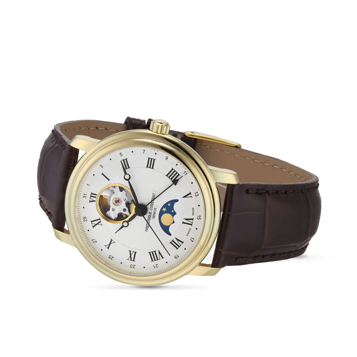 Frederique Constant Classics 40mm Mens Watch in White, additional product view 2