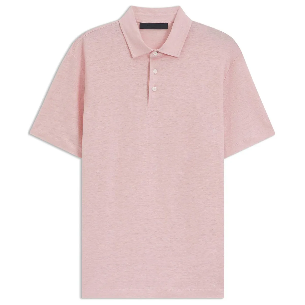 Boss Men's Black Cotton Short Sleeve Polo Shirt
